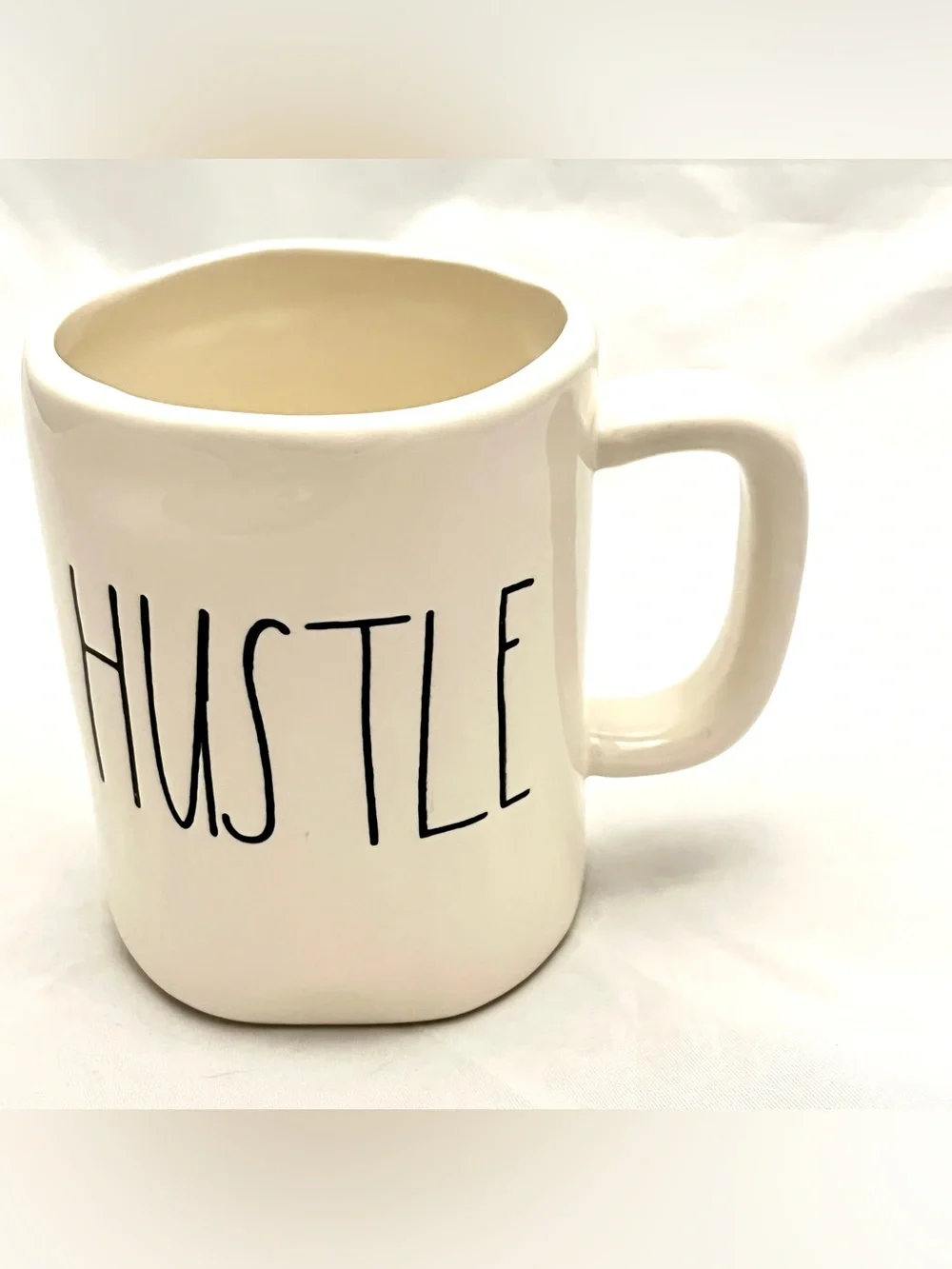 Rae Dunn Hustle Coffee Mug, Never Used, EUC